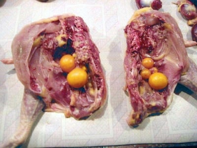 eggs in chicken 